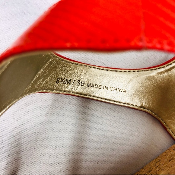 NIB Kelly & Katie Red Sandals - Picture 9 of 16